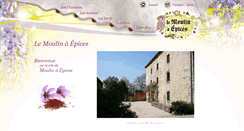 Desktop Screenshot of moulin-a-epices.com